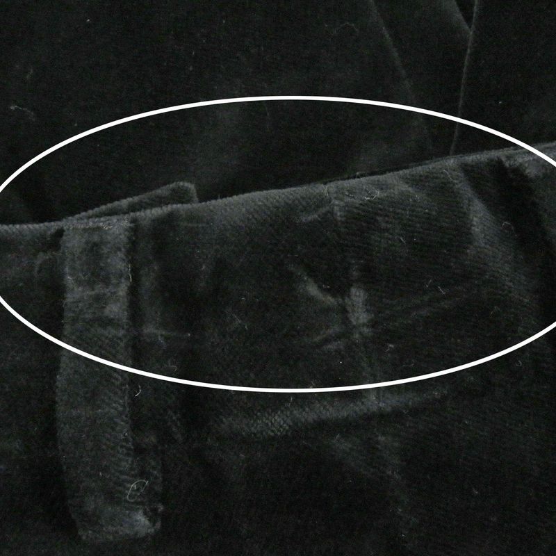 Celine 2p443226d Velour Bermuda Pants Shorts Half Pants Black 40 Made In Italy