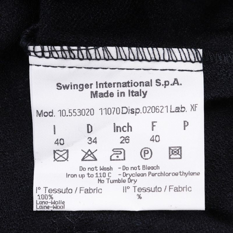 Fendi Zucca Wool Black Women's Long Sleeve Shirt