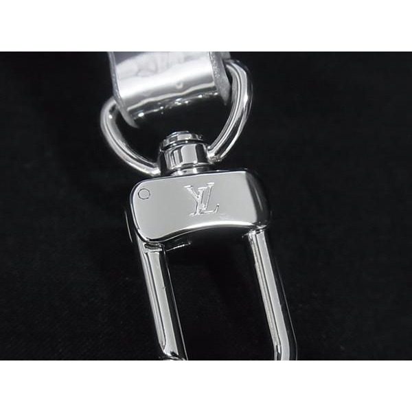 Louis Vuitton Patent Leather Bag Shoulder Strap Silver — view 4