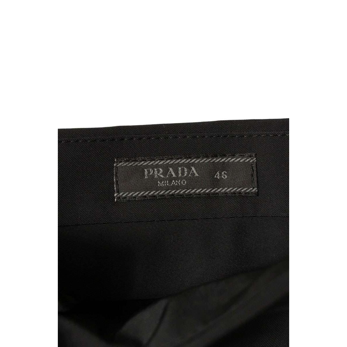 Prada Polyester Nylon Waterproof Zip Pocket Long Pants 46 — view 3
