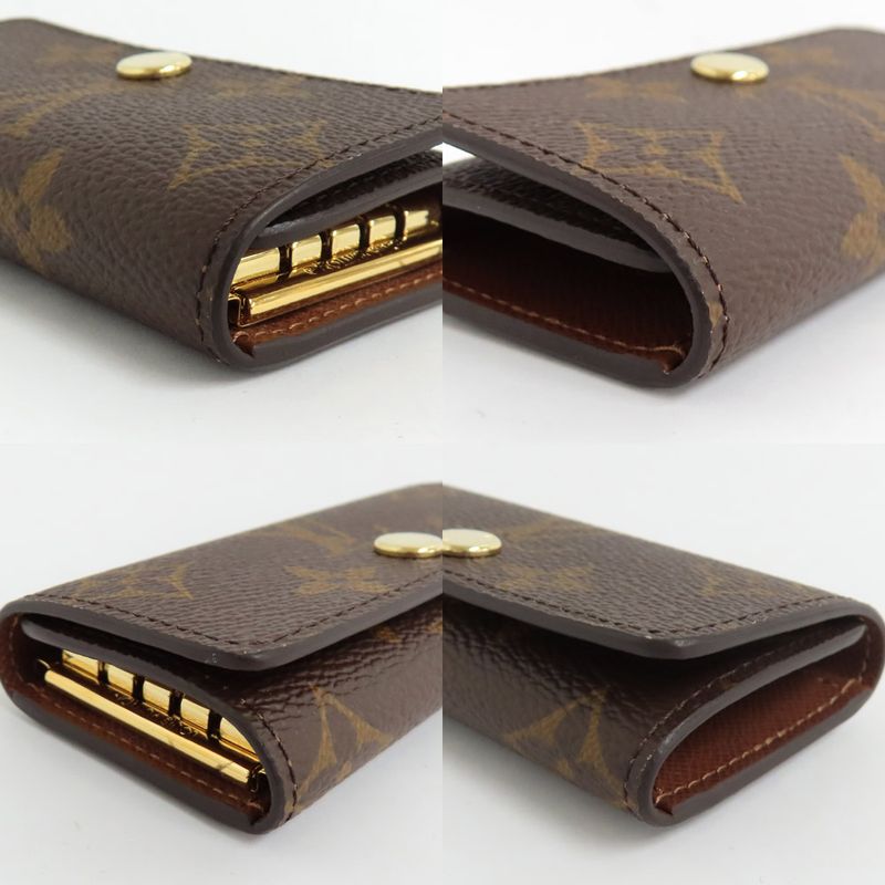 Louis Vuitton Key Case Multicles 4 M69517 Monogram Brown Gold Hardware