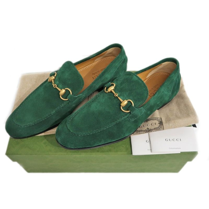 Gucci Horsebit Loafer Jordan Size 6 1 2 Suede Green — view 10