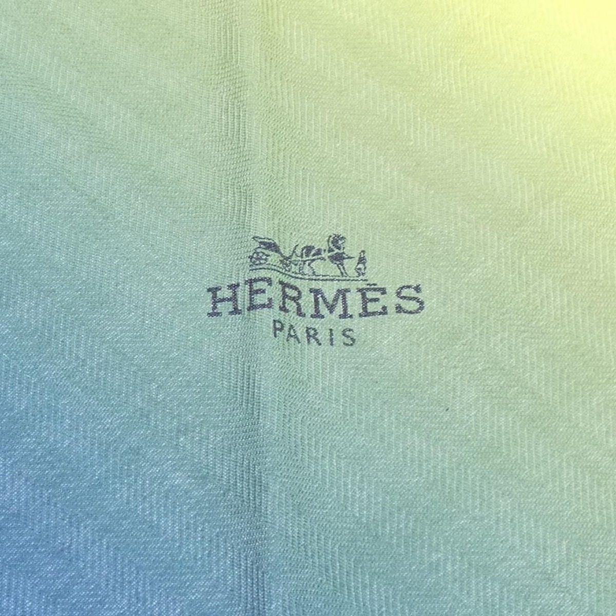 Hermes Stole Scarf Yellow — view 4