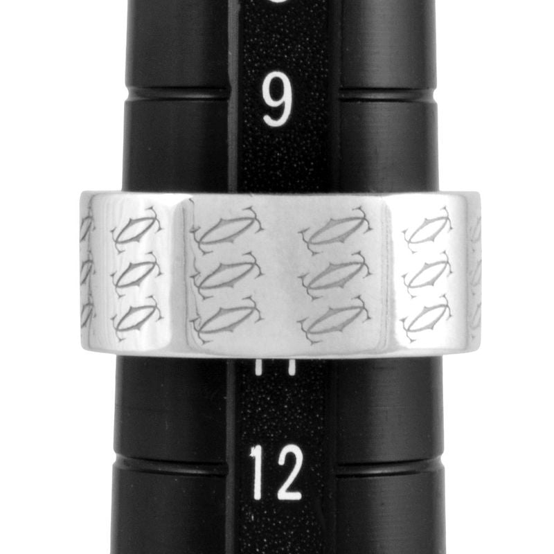 Cartier C2 Happy Birthday Ring #51 18K White Gold 116g Wide 2000 Xmas Limited