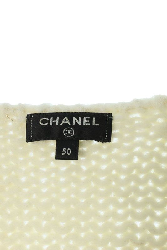Chanel P57779k07580 Crew Neck Knit Women 50