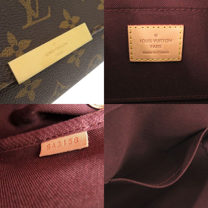 Louis Vuitton Favorite PM Monogram M40717 2way Shoulder Bag LV 0998 Louis