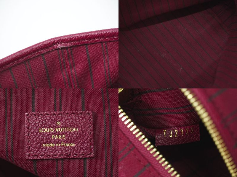 Authentic Louis Vuitton LV Citadines PM Monogram Empreinte Leather Shoulder Bag