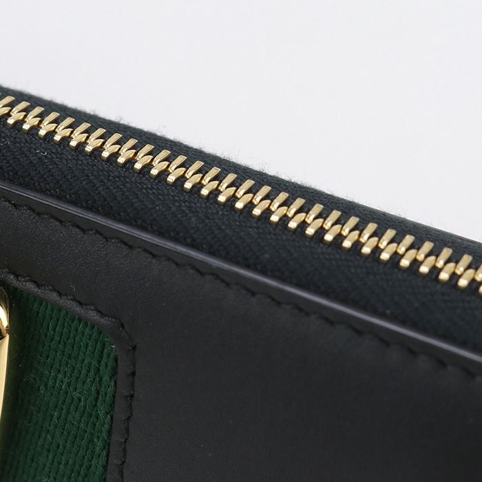 Gucci Zip Around Long Wallet Sylvie 476083 Long Wallet Round Zipper Leather