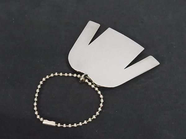 Chanel Coco Mark Pearl Jacket Motif Key Holder Charm Women's Light