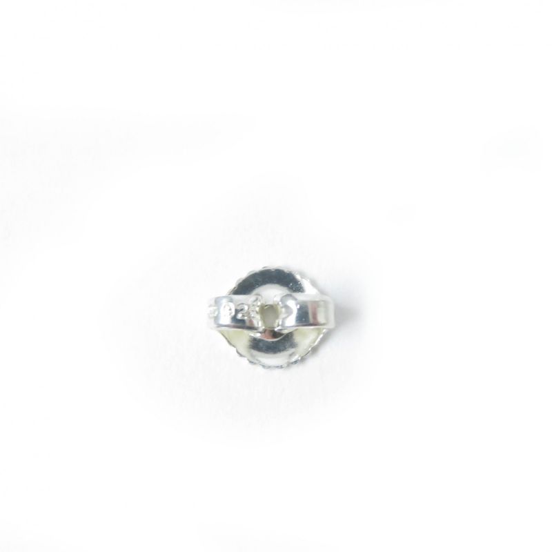 CHANEL Clover Back Logo Accessory Earrings (for Both Ears) Sv925 Silver Weight