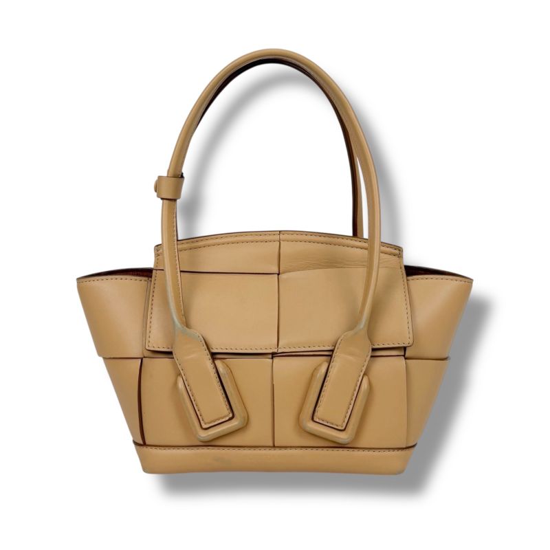 Bottega Veneta Mini The Arco Handbag Mini Tote Bag Maxi Intrecciato Leather