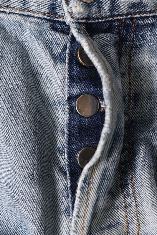 Dior Homme Washed CD Logo Plate Denim Pants Men's 30