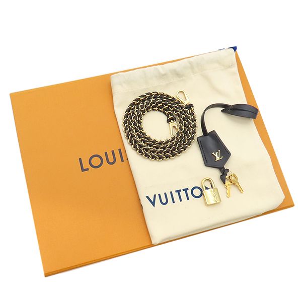 Louis Vuitton 2way Bag Ink Vanity PM Leather Black Gold Hardware Black Shoulder