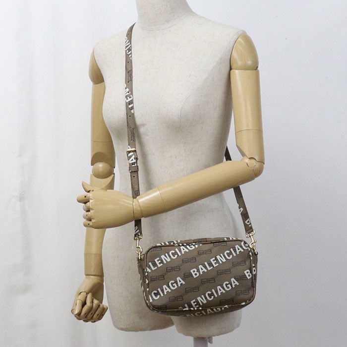 Balenciaga Bbmonogram 702701 210ha 2769 Crossbody Shoulder Bag PVC Ladies