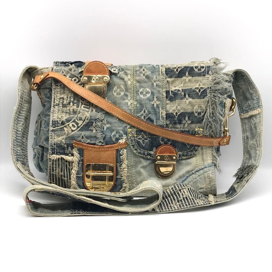 Louis Vuitton Monogram Denim Postie Shoulder Bag
