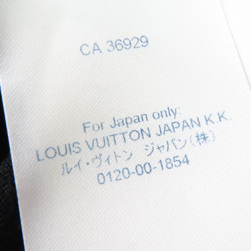 Louis Vuitton 2022 LV Vitesse Wool Long Sleeve Knit Black XS Made In Italy