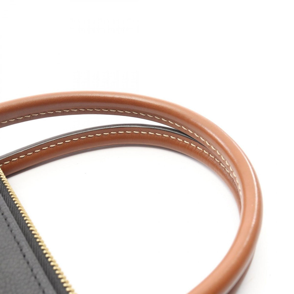 Louis Vuitton Handbag Pallas Noir Black Canvas Leather Brown — view 9