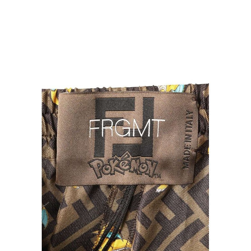 Fendi Fragment Design Fb0748 AQIO Zucca Character Silk Twill — view 3