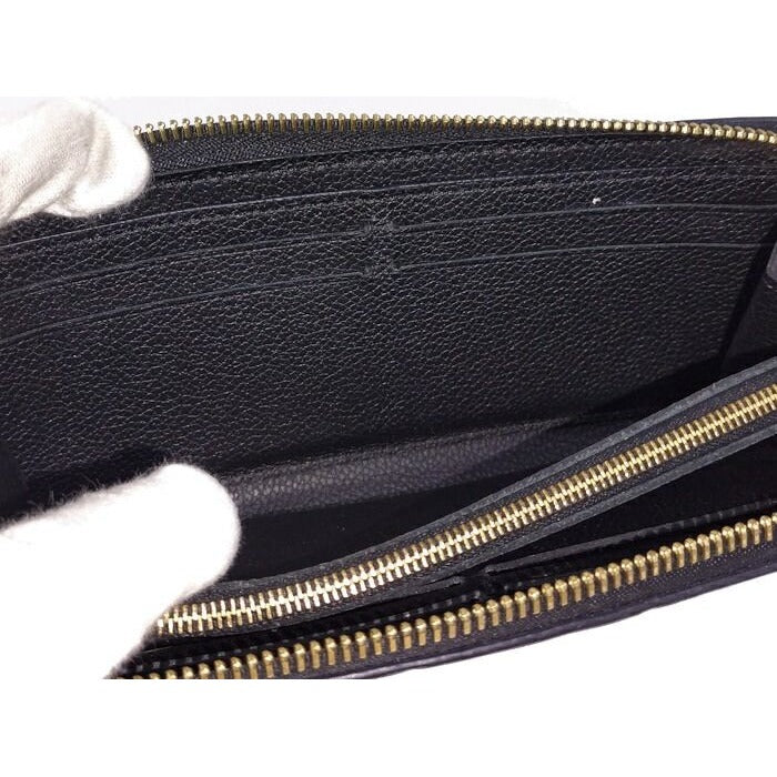 Louis Vuitton Round Zipper Long Wallet Portefeuille Cles Mans Monogram Empreinte — view 10