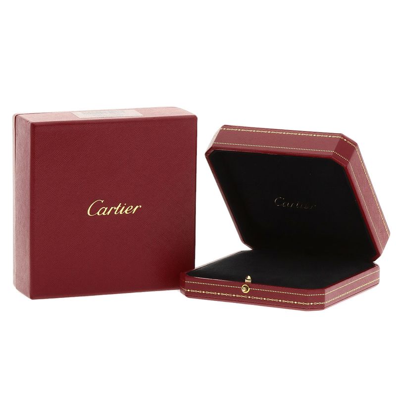 Cartier Caresse Drucide Pall Diamond Necklace 18K White Gold Ladies