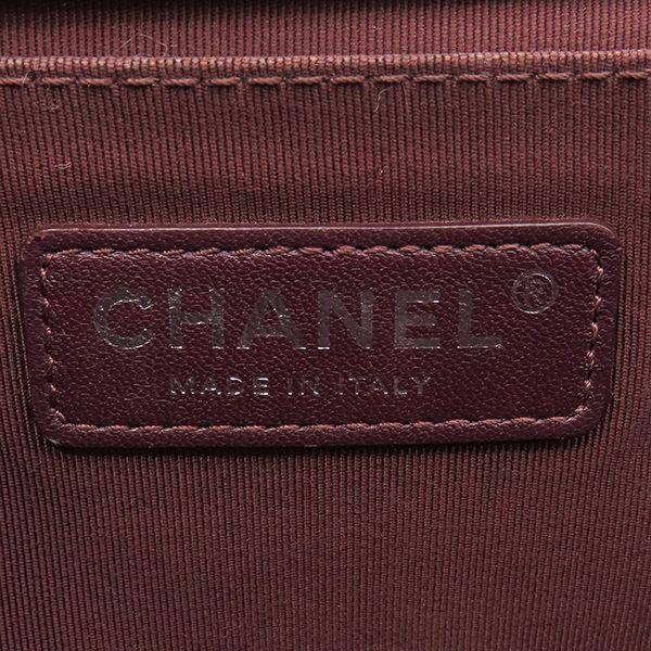 Chanel Shoulder Bag Boy Chanel Leather Navy Gunmetal Hardware Navy Blue Chain