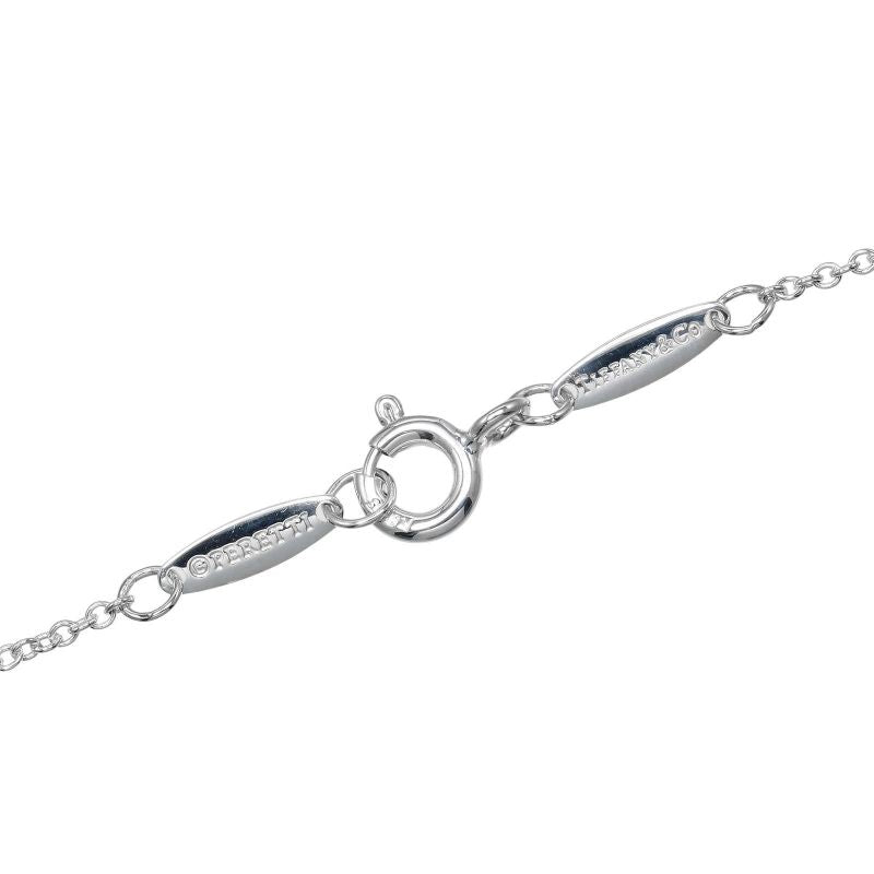 Tiffany & Co Colored By-the-yard Blue 925 Silver X Colored Stones Ladies 1.65g