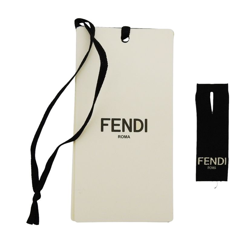 Fendi 2022 Fb0521 FF Logo Embroidered Shadow Stripe Shorts Black 44 Made In