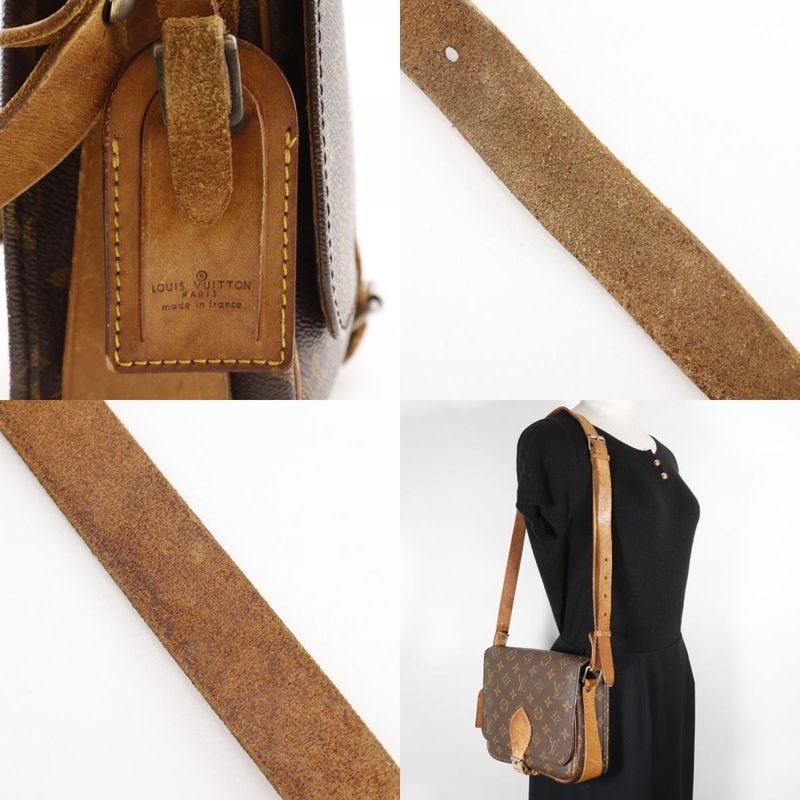 Louis Vuitton Cartesiere 22 Vintage M51253 Monogram Canvas Brown Ladies