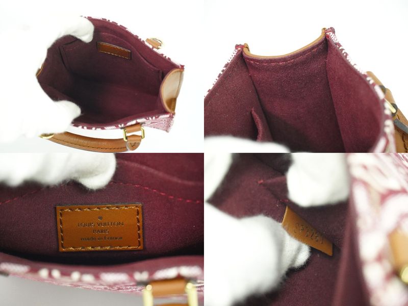 Authentic Louis Vuitton LV Petite Sac Pla Since1854 Monogram Jacquard Shoulder