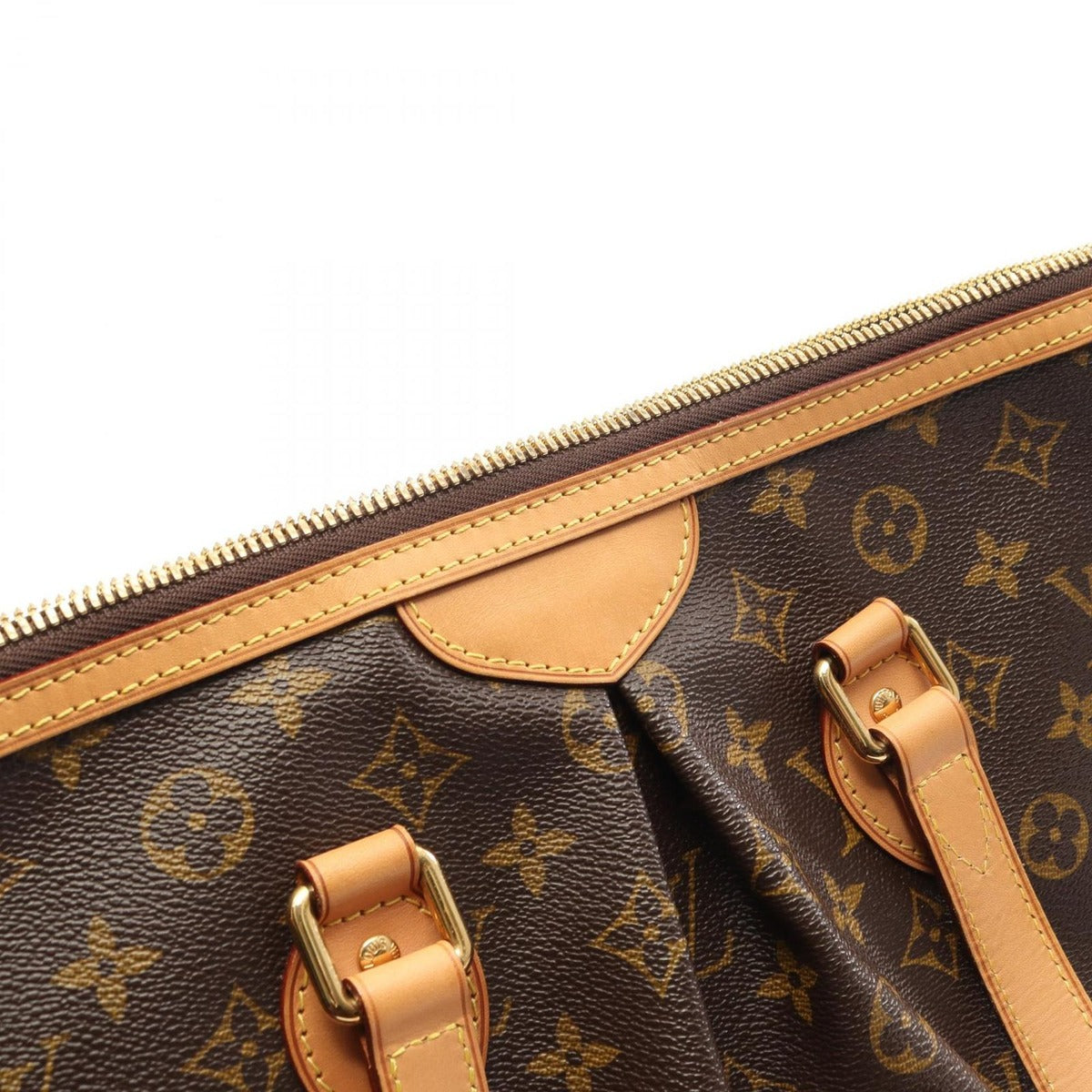 Louis Vuitton Handbag Palermo PM Canvas Leather — view 10