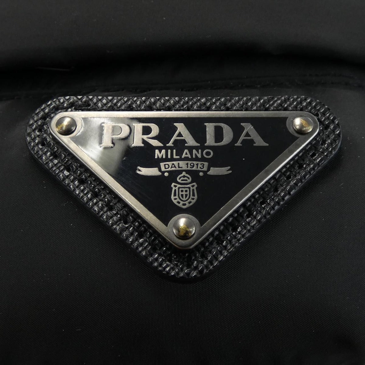 Prada Triangle Logo Down Vest — view 6