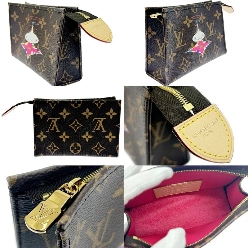 Louis Vuitton M13762 Monogram Trio Poche Toilette X Takashi Murakami