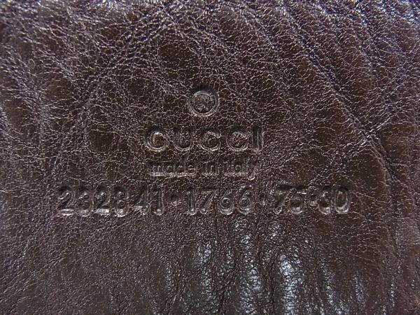 Gucci 232841 Bamboo Canvas And Leather Belt Size Indicated 75/30 Ladies Brown