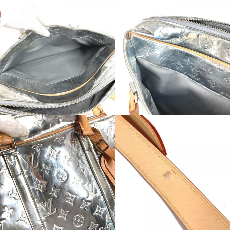Louis Vuitton Business Bag Neo PDV Porte Documents Voyage M58755 Leather Silver