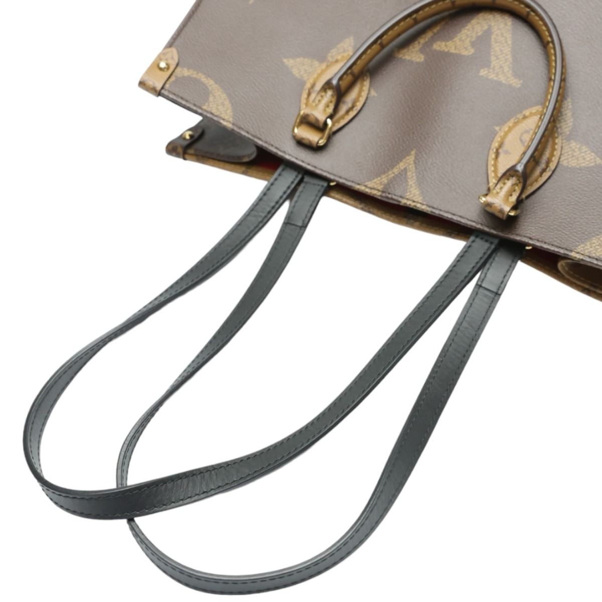 Louis Vuitton Monogram Tote On-the-go MM Bag Brown