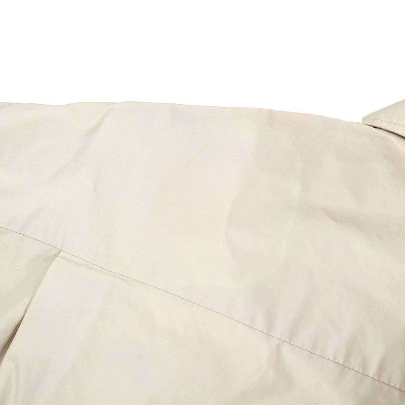 Balenciaga 21aw Embroidered Wide Fit Shirt 675642 Tkm10 Beige 38