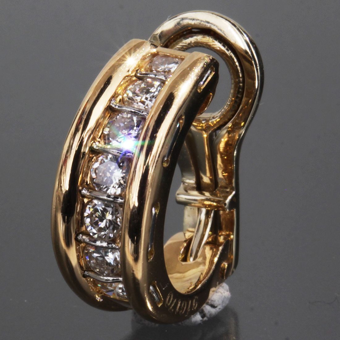Cartier Single Earrings Diamond Serena de 18k Yellow Gold