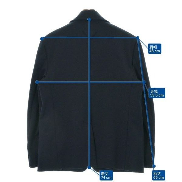 Prada Tailored Jacket Navy — view 7
