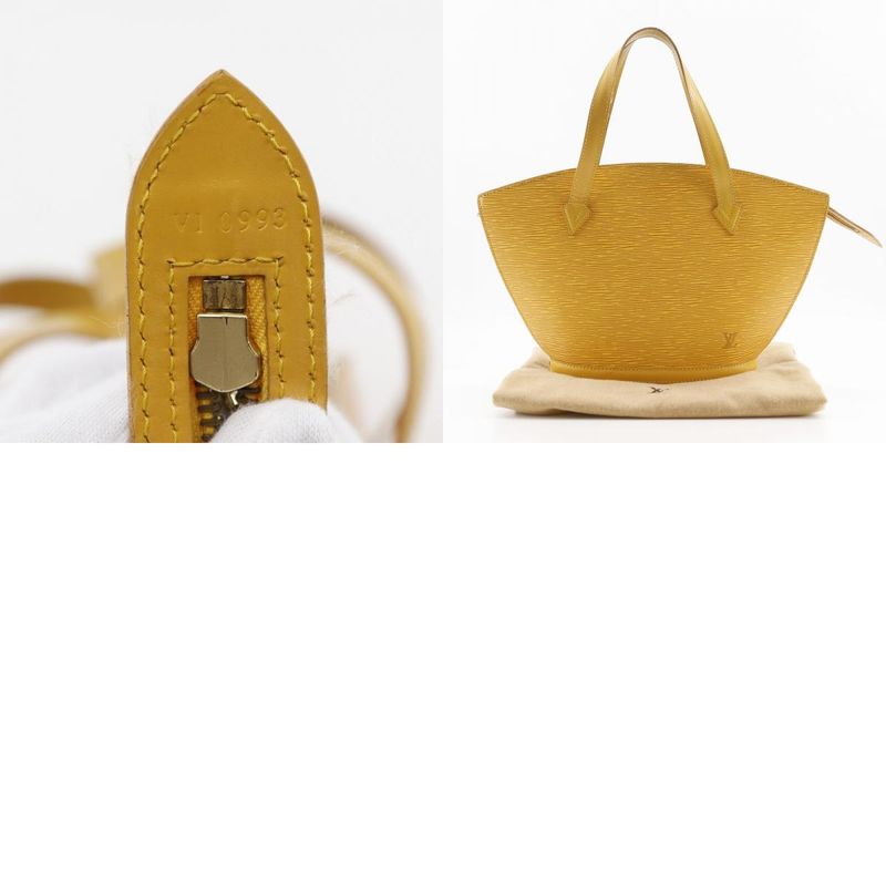 Louis Vuitton Saint-jacques M52279 Epi Leather Tassili Yellow Vi0993 Ladies
