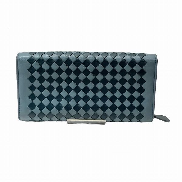 Bottega Veneta Intrecciato Checkered Continental Wallet 150509 Long Wallet
