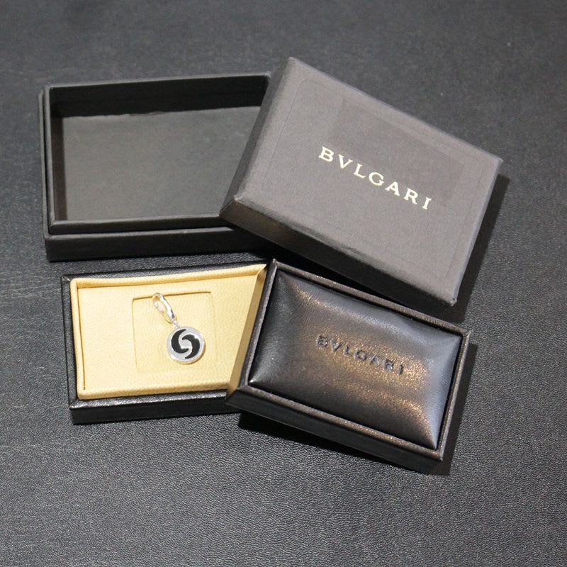 Bvlgari Optical Necklace Top 18K White Gold Box 3.6 g Charm E1461