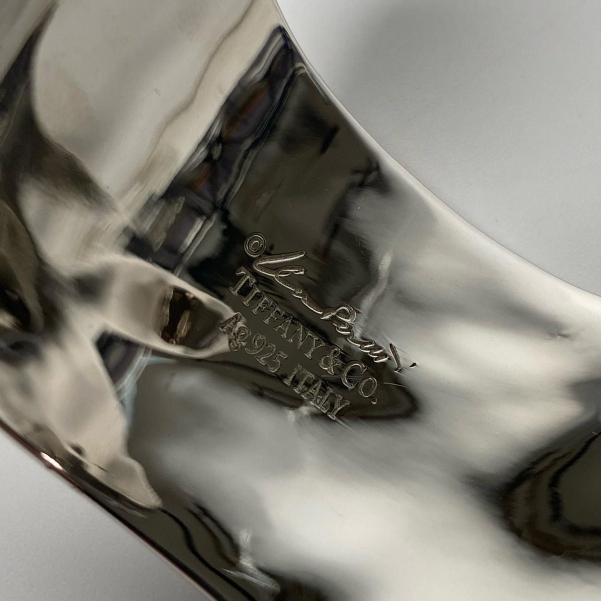Tiffany & Co Bone Calf Bangle Bracelet — view 6