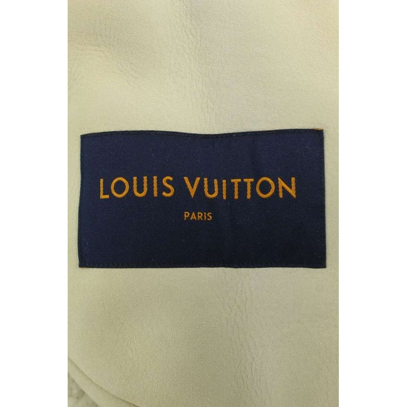 Louis Vuitton Rm212 F17 Hll81 E Monogram Mirror Shearling Leather Blouson Men 48 — view 3