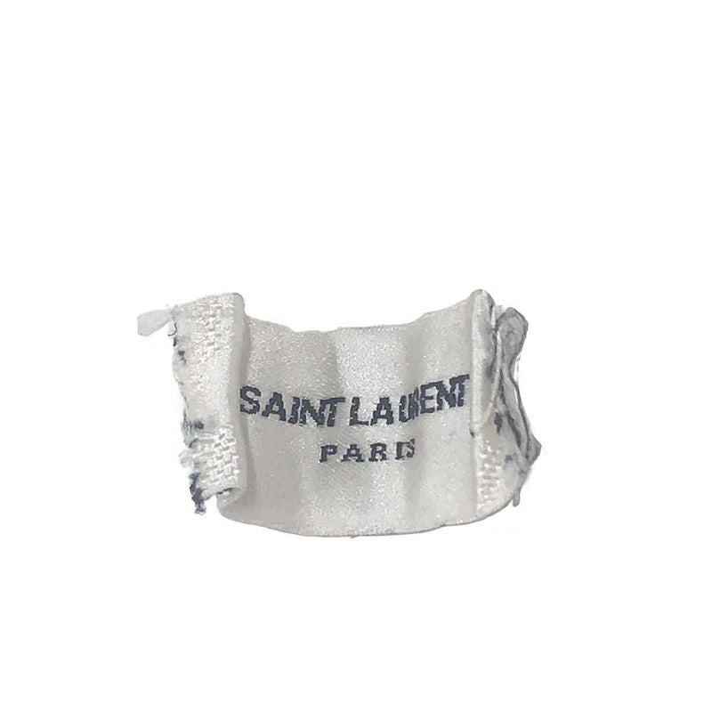 Saint Laurent Paris Wool Paisley Bandana Black