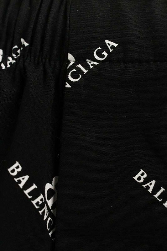 Balenciaga 746223 Tql14 Logo All Over Half Pants Men's 44