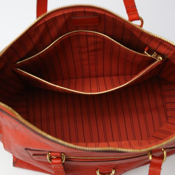 Louis Vuitton M50048 Empreinte Bastille MM Monogram Tote Bag Louis Vuitton Red