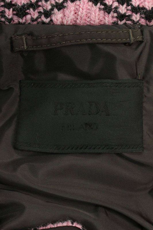 Prada 21AW Sgb895 Renylon Knit Bomber Jacket Blouson Men's M