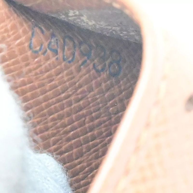 Louis Vuitton Bifold Wallet Monogram W Hook Brown Set Of 2 02bs059