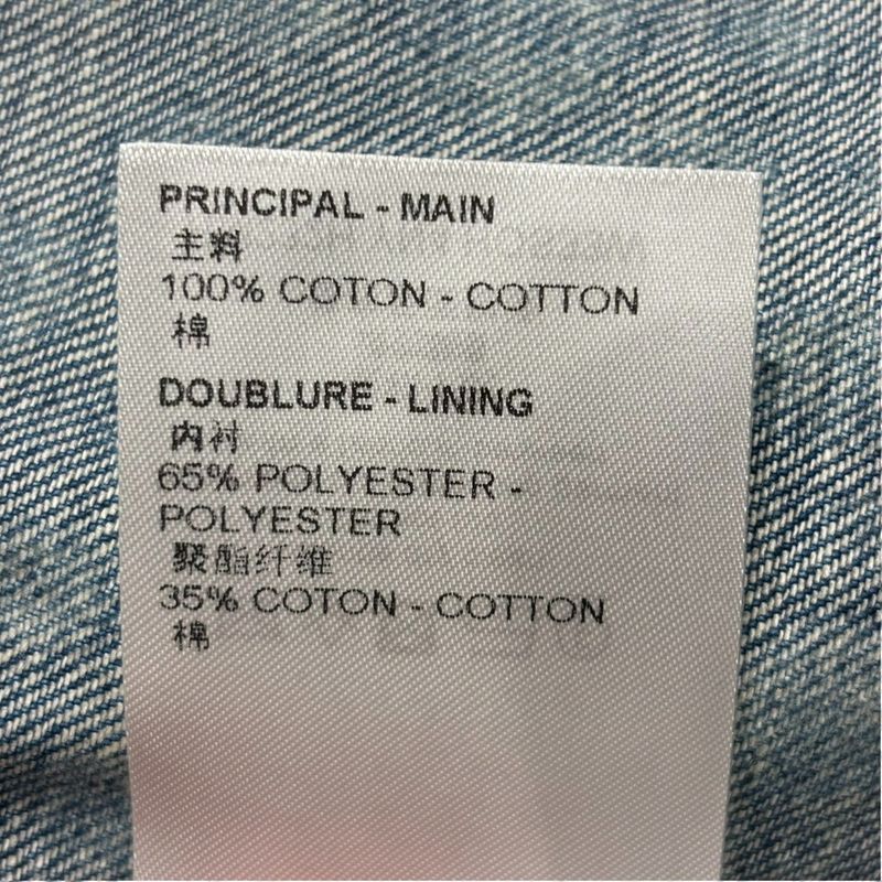 Louis Vuitton Rm232h YN4 Hos33w Yayoi Kusama Infinity Dot Denim Short-sleeved