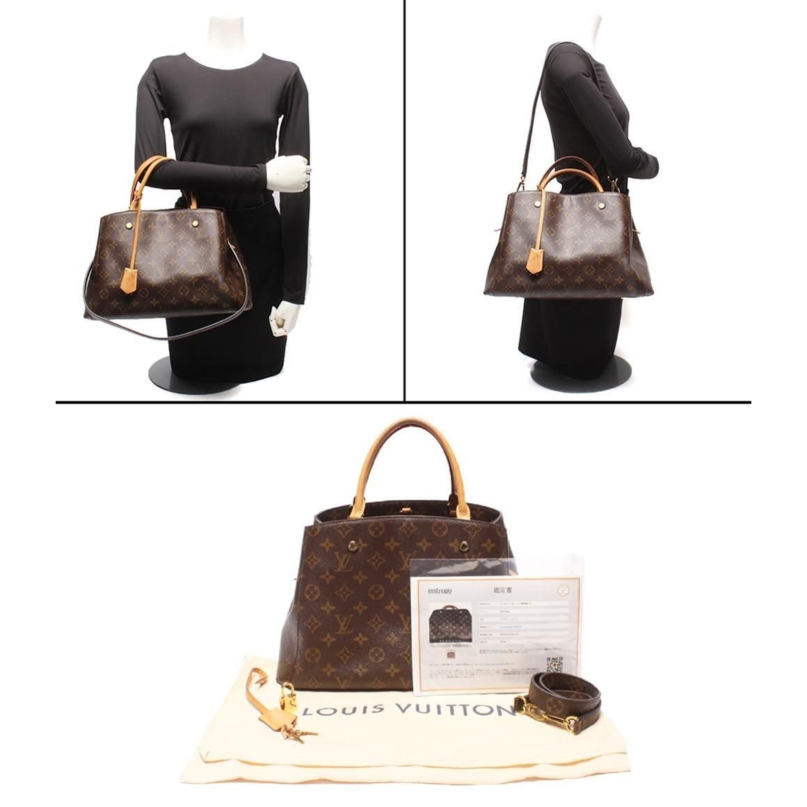 Louis Vuitton 2-Way Shoulder Bag Montaigne MM Monogram — view 10